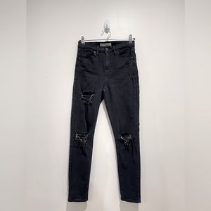 TOPSHOP Motto Jamie Skinny Ripped Jeans